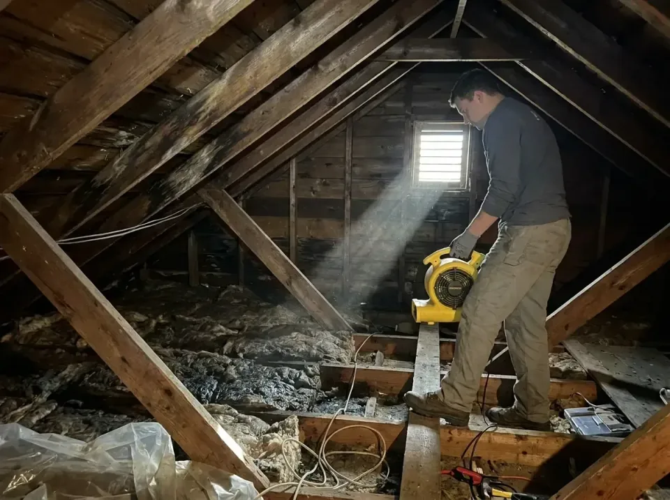 attic-water-damage-drying-proc-007 — frequently asked questions, Emergency Water Extraction & 24/7 Flood Response in Verde V…